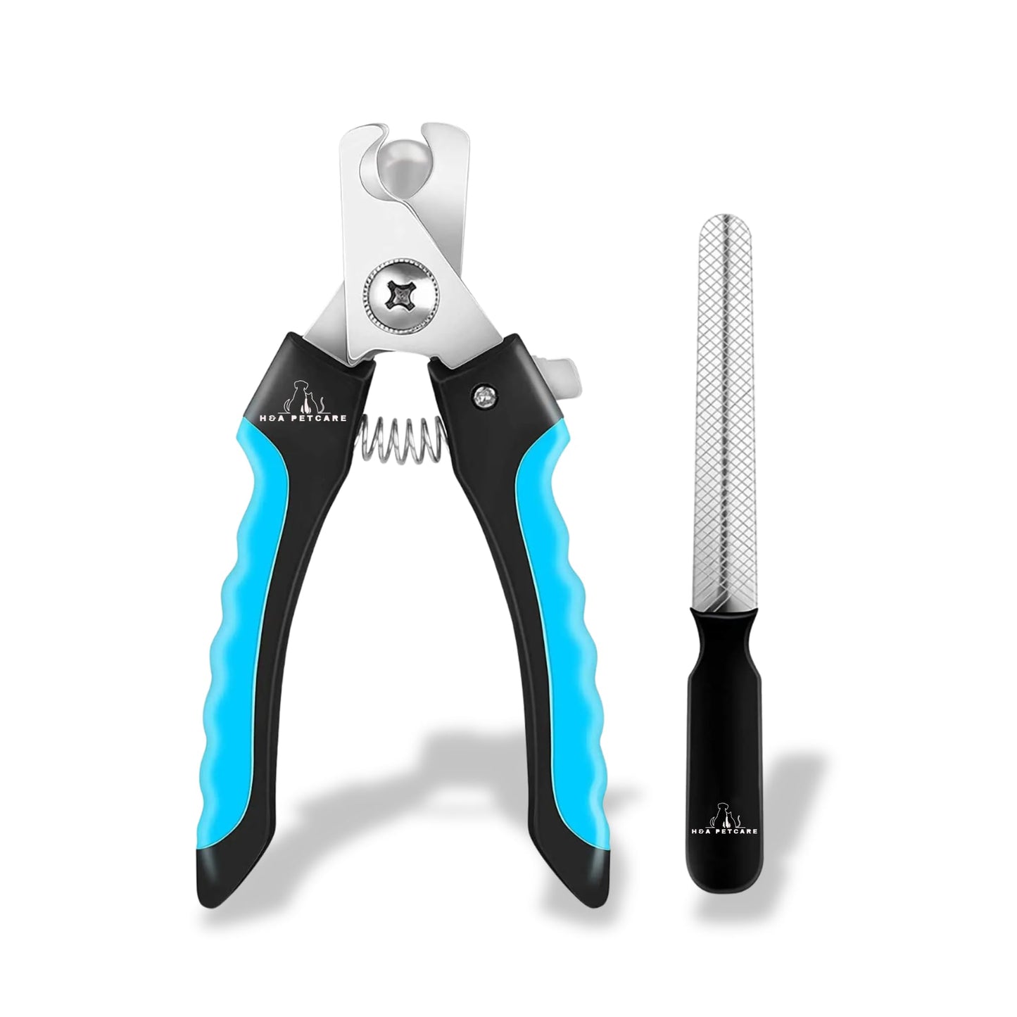 H&A PETCARE Dogs and Cats Nail Clipper and File, For All Breeds and Size Animals, Professional Easy To Use, Compact and Easy To Store.