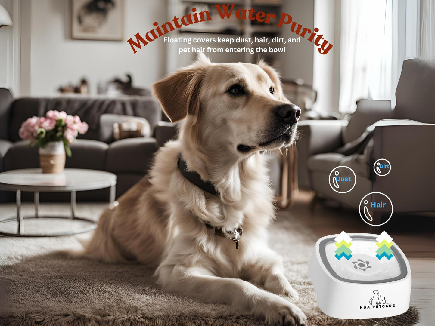 H&A PETCARE Ant Spill Dog Bowl