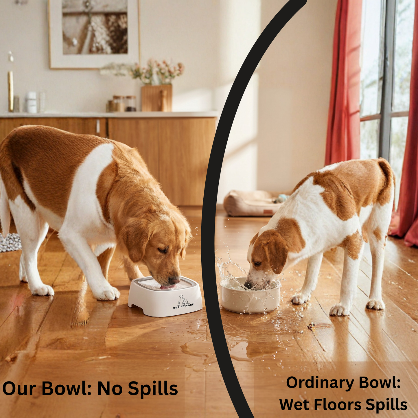 H&A PETCARE Anti Spill Dog Water Bowl