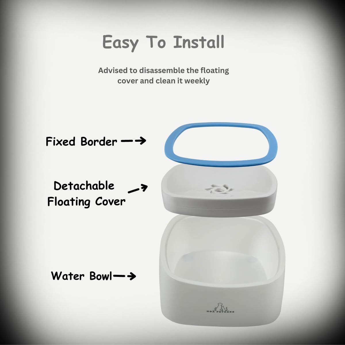 H&A PETCARE Ant Spill Dog Bowl