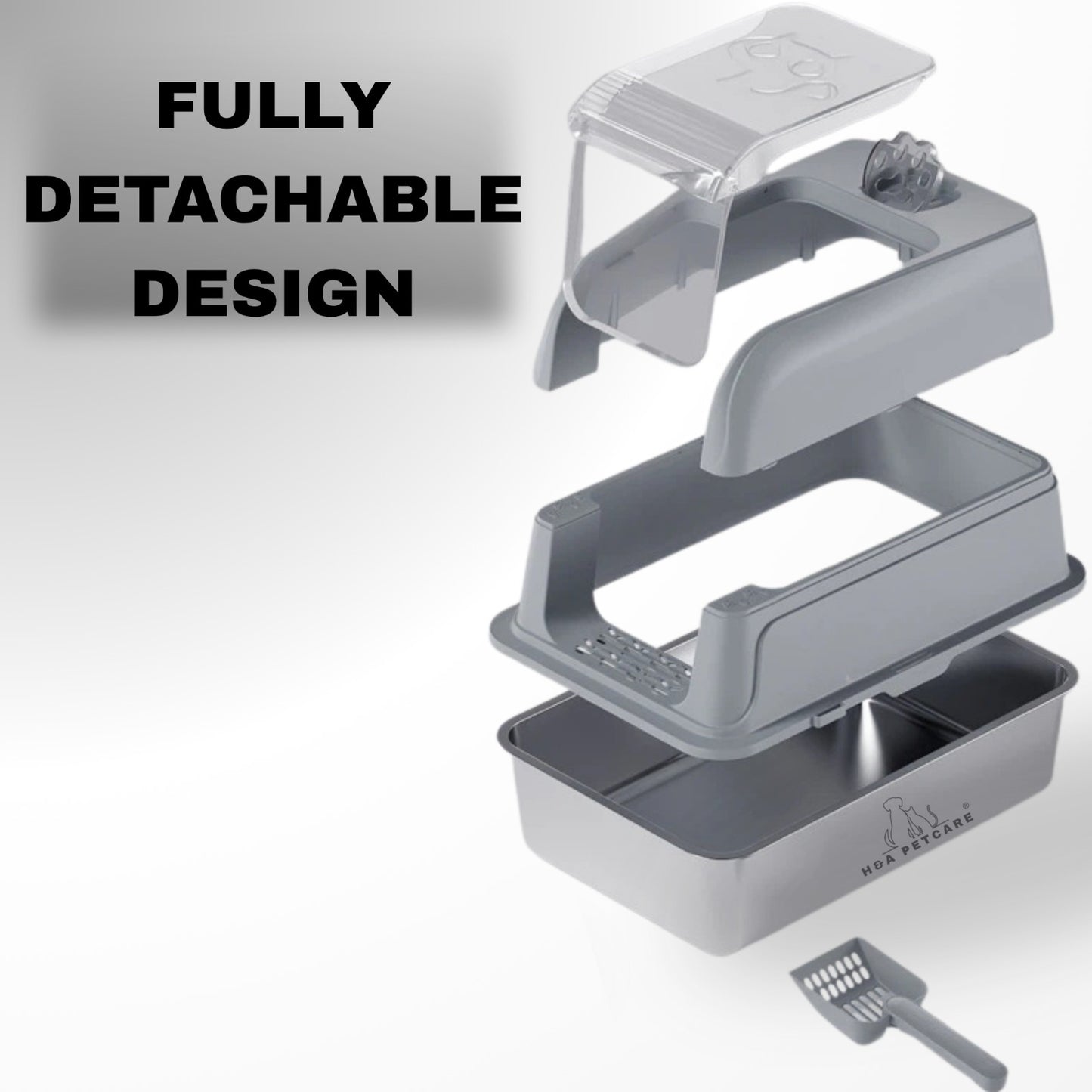 Stainless Steel Cat Litter Tray