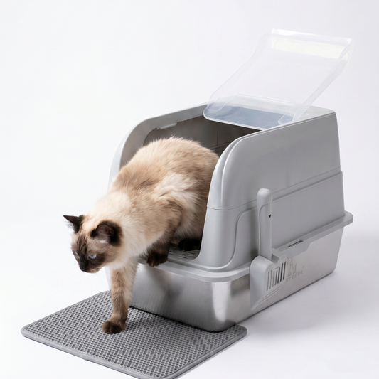 Stainless Steel Cat Litter Tray